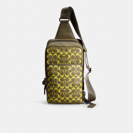 Coach Restored Gotham Pack In Signature Leather - Preorder