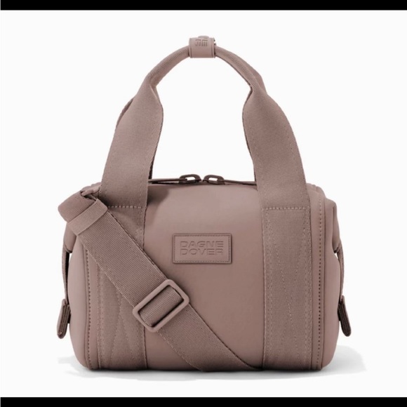 Dagne Dover Rue shoulder bag Ancho chocolate brown neoprene 2026