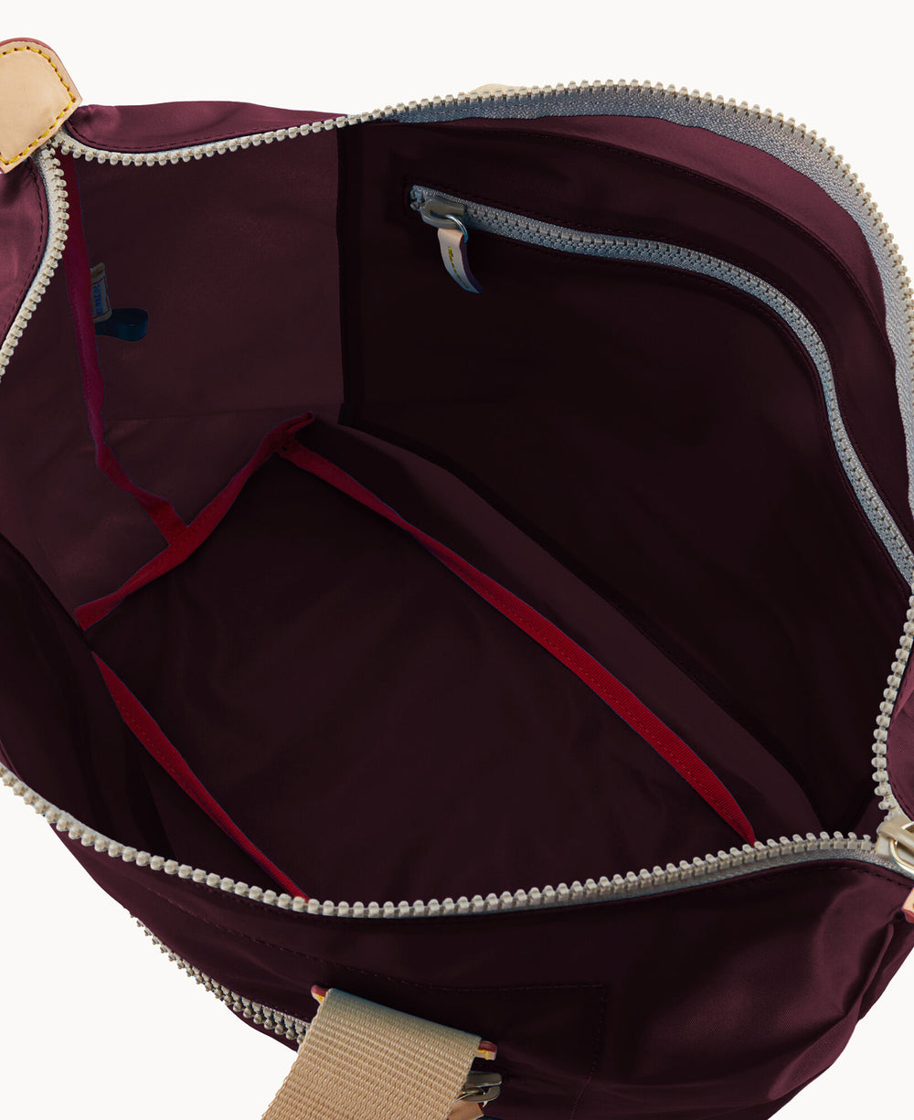 Dooney Bourke Lucca Nylon Front Zip Tote black 2024