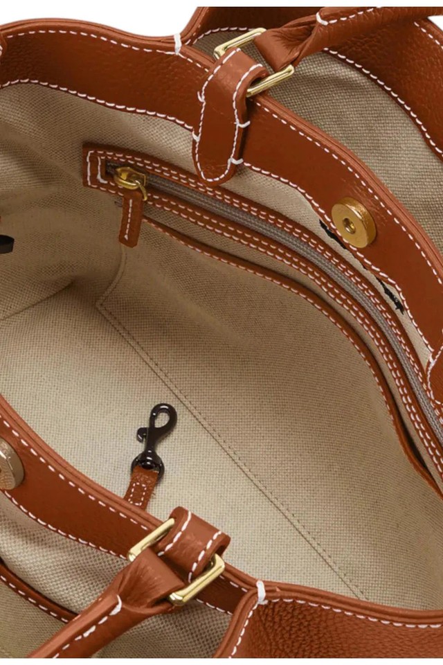 Dooney Bourke Lucca tote interior organized pockets laptop professional woman