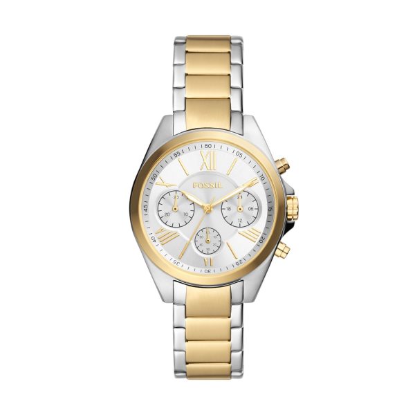 Fossil Modern Courier BQ3849 two-tone watch, front view