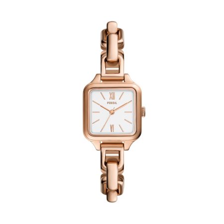 Fossil Like Three-Hand Rose Gold-Tone Stainless Steel Watch BQW5009 | Authentic from USA outlet | Amaboxly Malaysia
