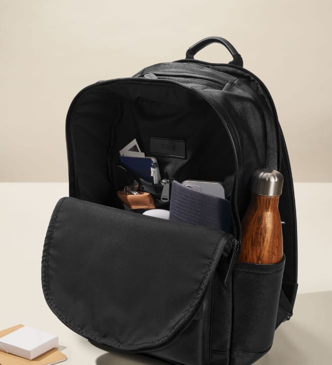Fossil Buckner Backpack MBG9630400 black water resistant nylon 2025