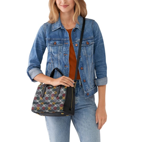 Fossil Sydney Satchel Multi on model