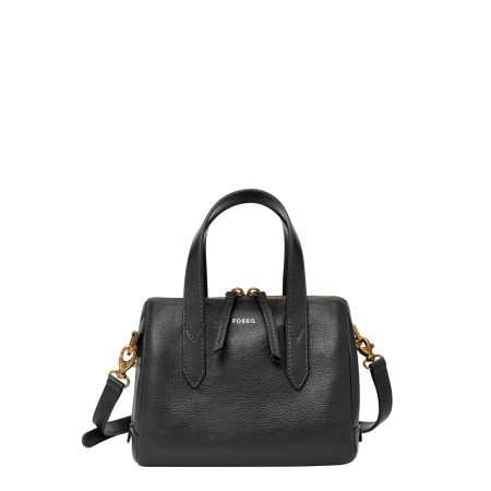 Fossil Sydney Mini Satchel Black front