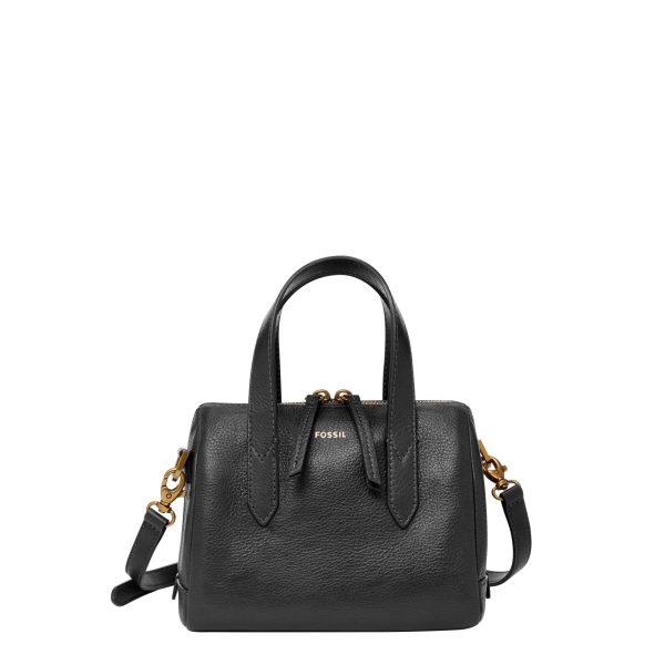 Fossil Sydney Mini Satchel Black front
