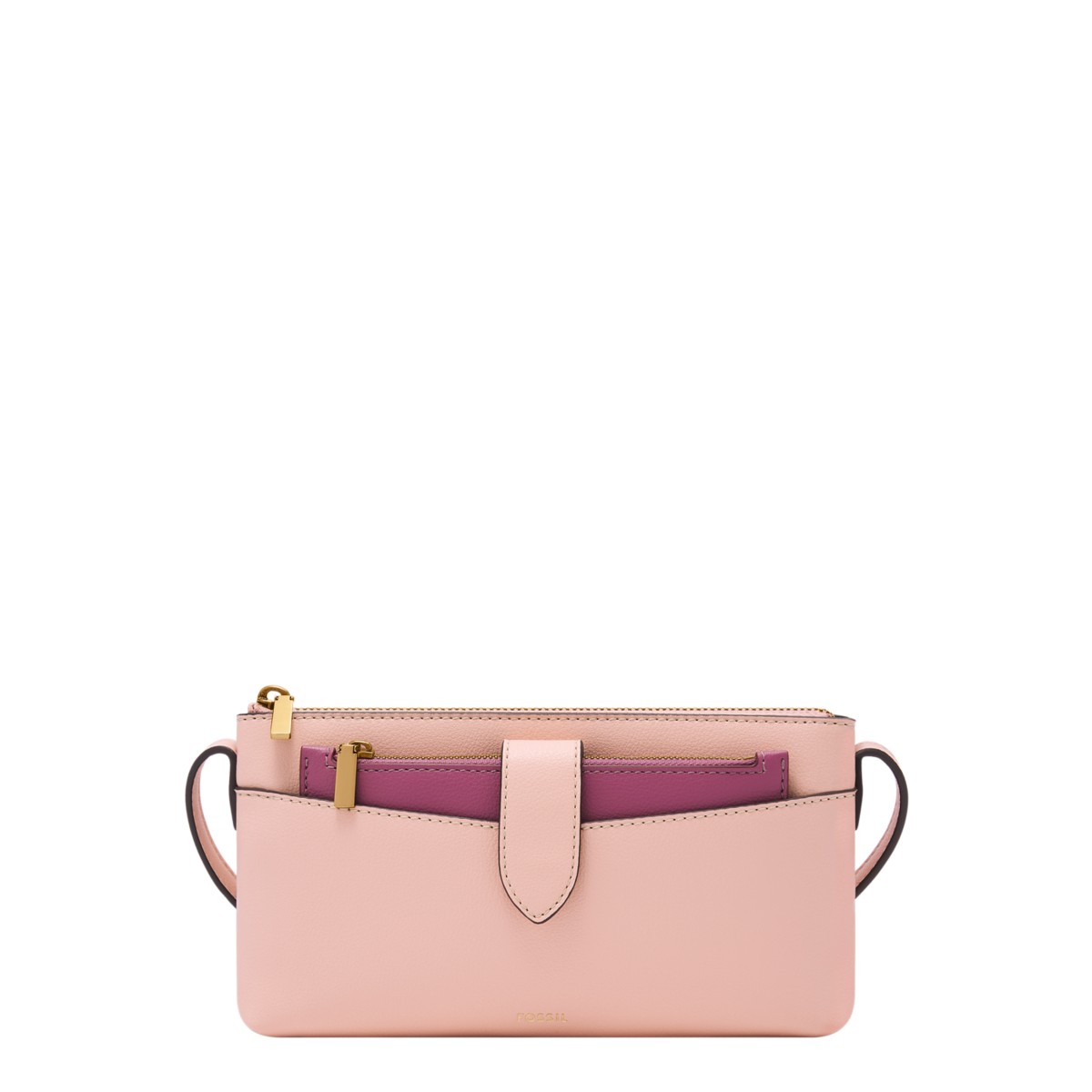 Fossil Sofia 2-in-1 Crossbody in Pink, front view