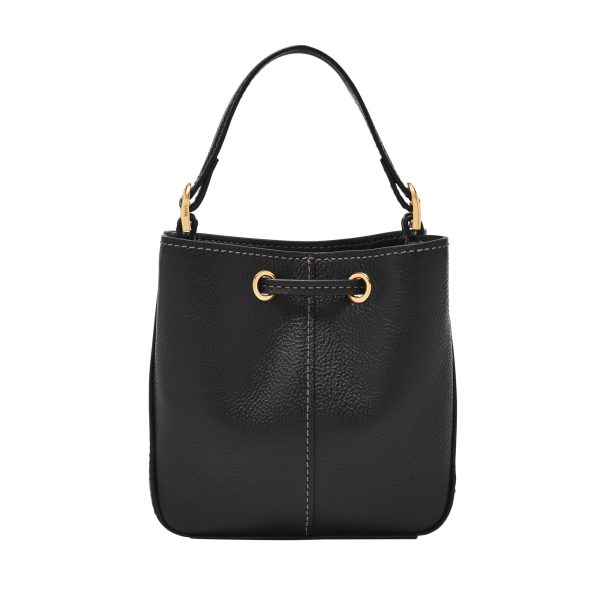 Fossil Tessa Small Bucket Bag Black back