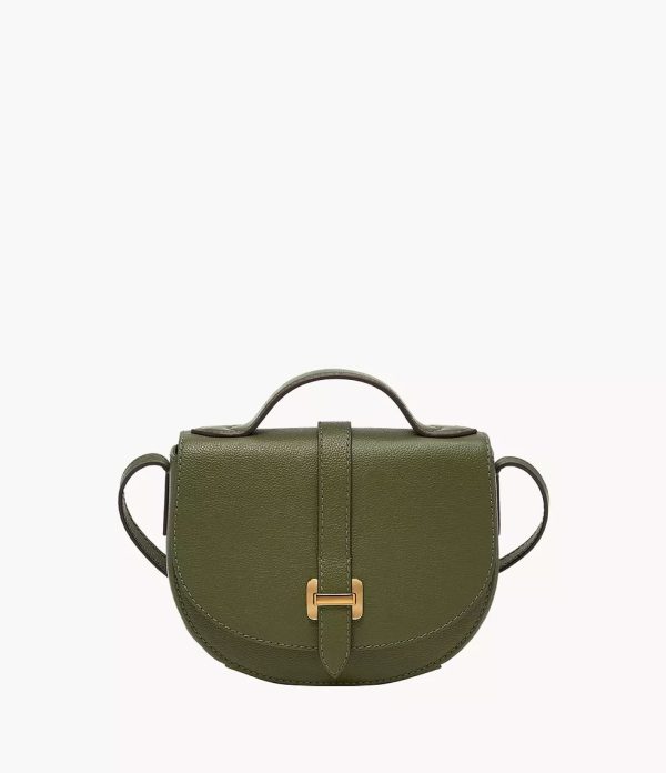 Fossil Emery Small Crossbody Bag Green - Preorder