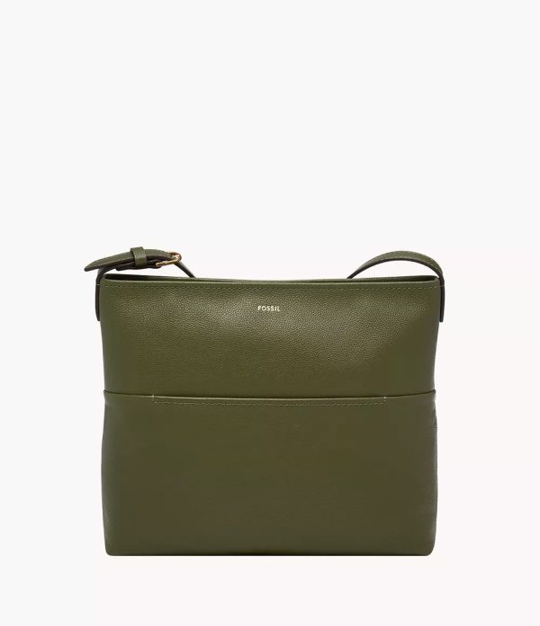 Fossil Phoebe Large Crossbody Bag Green - Preorder