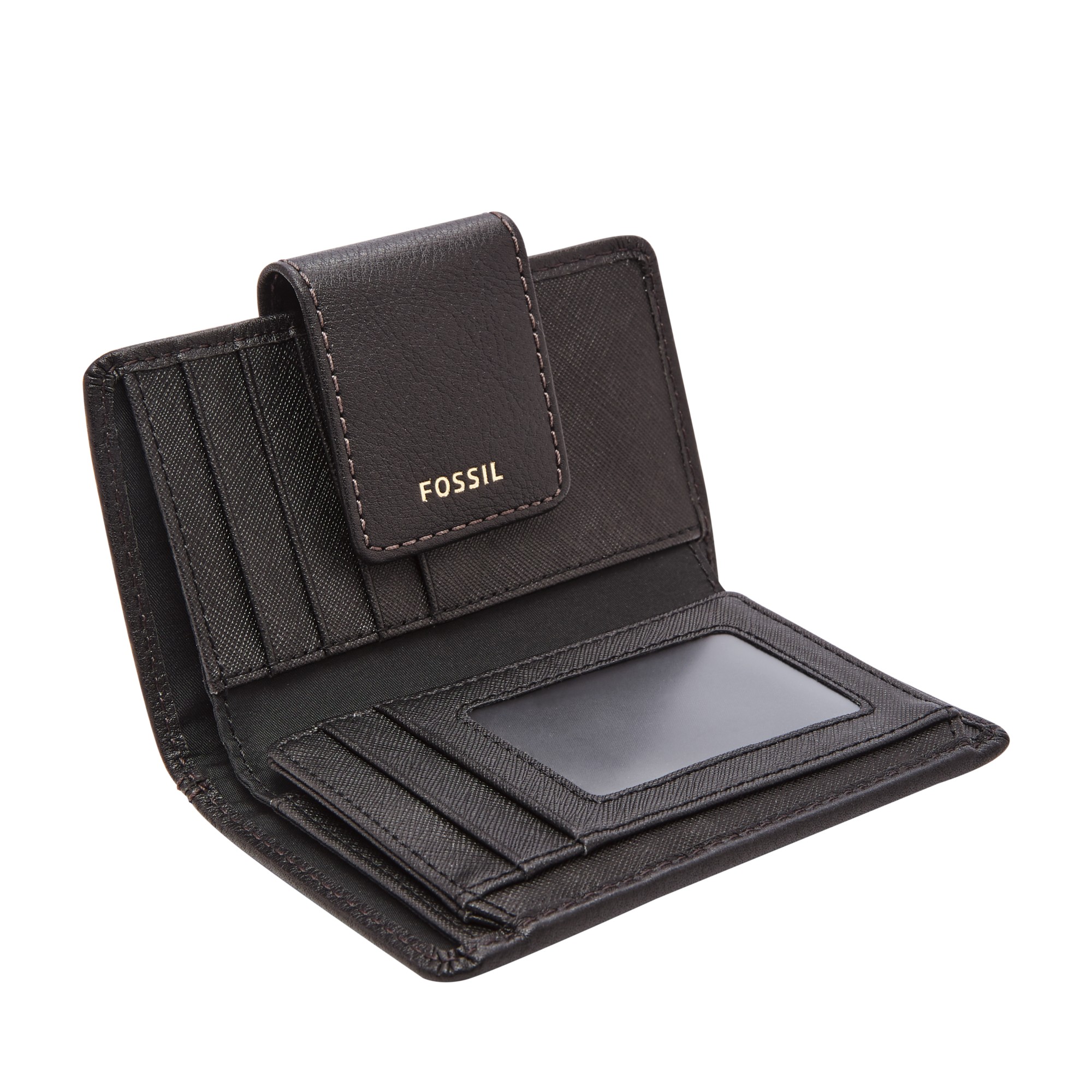 Fossil Madison Multifunction Wallet Black interior