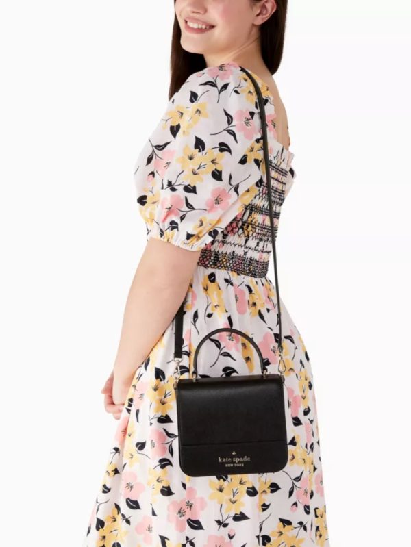 Kate Spade Staci Square Crossbody Black - Preorder