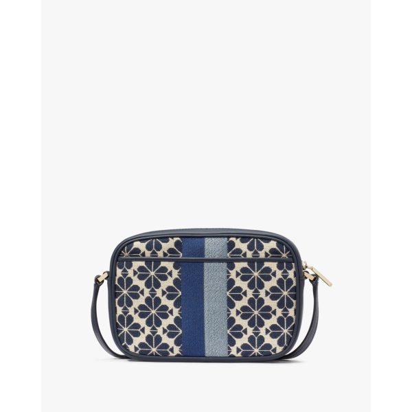 Kate Spade Everything Spade Flower Jacquard Mini Camera Bag Blue Multi