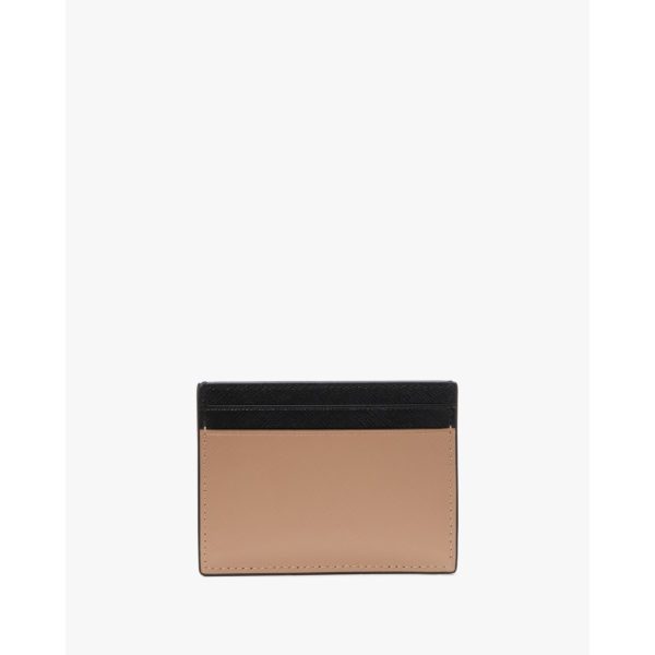 Kate Spade Madison Small Slim Card Holder in Toasted Hazelnut Multi back view