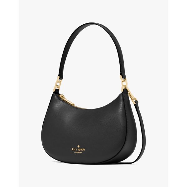 Kate Spade KK983 Paige Shoulder Bag in Black angled view