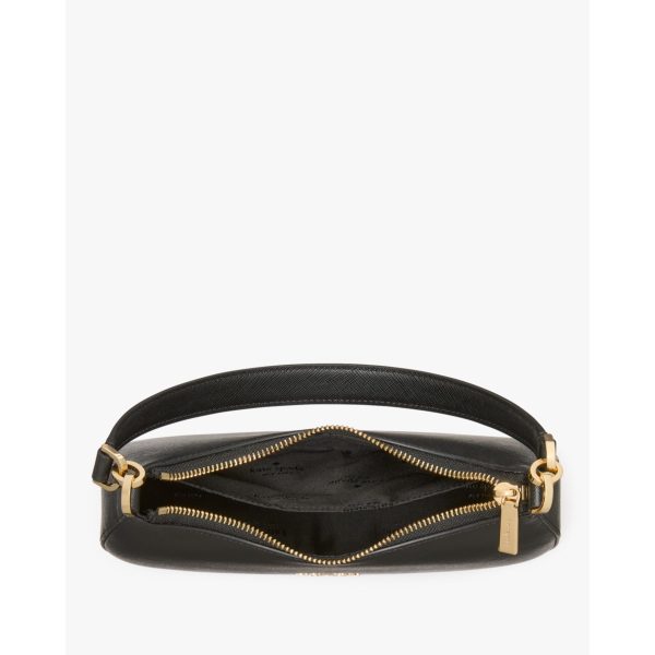 Kate Spade KK983 Paige Shoulder Bag in Black interior view