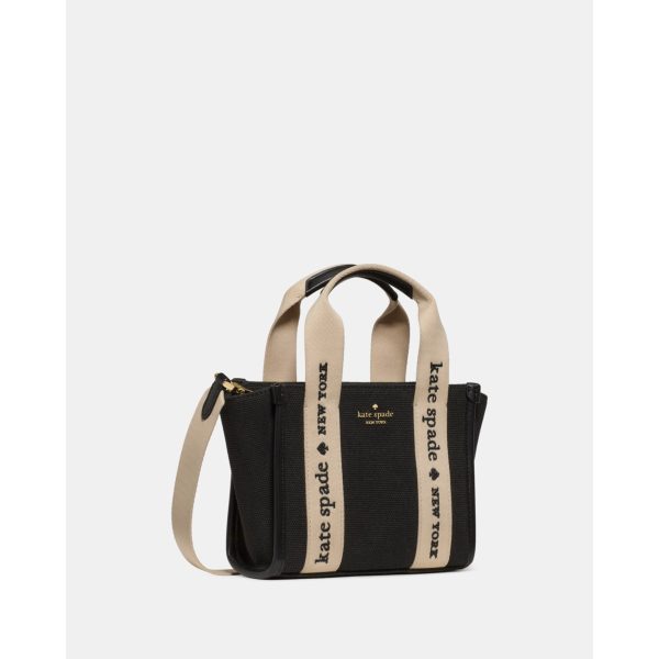 Kate Spade Kip Canvas Mini Tote Bag Black