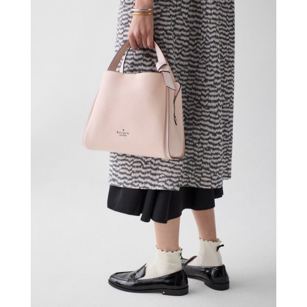Kate Spade Knott Carryall Bag Powdered Sugar 1