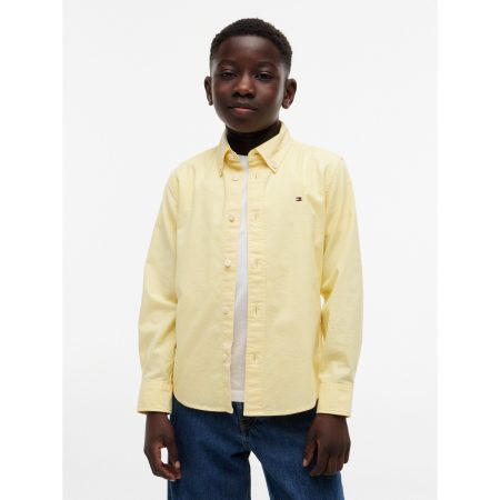 Tommy Hilfiger Kids Stretch Oxford Shirt in Tuscan Sun
