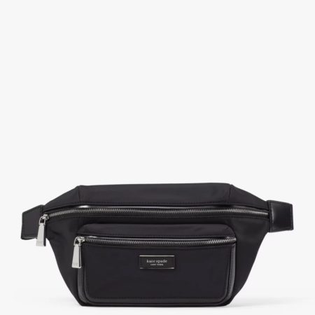 Kate Spade Sam Icon Ksnyl Nylon Medium Belt Bag Black - Preorder