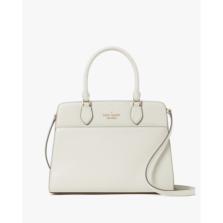 Kate Spade Madison Medium Satchel Bag in Meringue - Preorder
