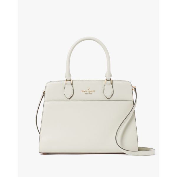 Kate Spade Madison Medium Satchel Bag in Meringue - Preorder