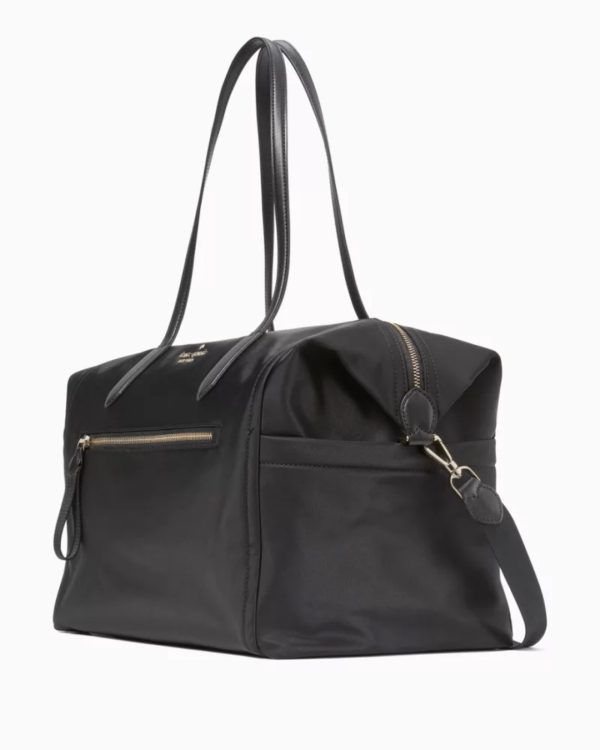 Kate Spade Chelsea Nylon Large Weekender Black - Preorder