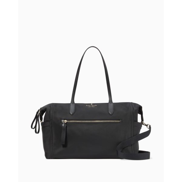 Kate Spade Chelsea Nylon Large Weekender in Black - Preorder