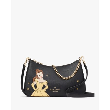 Kate Spade Disney X Kate Spade New York Beauty And The Beast Convertible Crossbody in Black Multi - Preorder