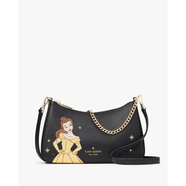 Kate Spade Disney X Kate Spade New York Beauty And The Beast Convertible Crossbody in Black Multi - Preorder