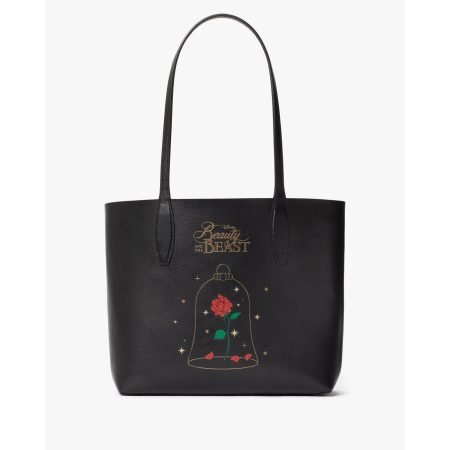 Kate Spade Disney X Kate Spade New York Beauty And The Beast Small Tote in Black Multi - Preorder