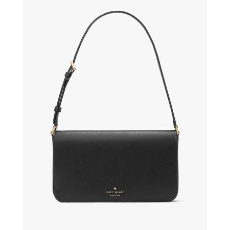 Kate Spade Staci Flap Medium Shoulder Bag;Staci Medium Shoulder Bag in Black - Preorder