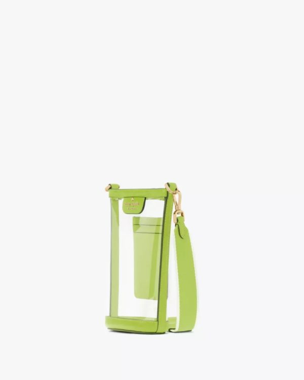 Kate Spade Clare Clear Phone Crossbody Grasshopper Green - Preorder