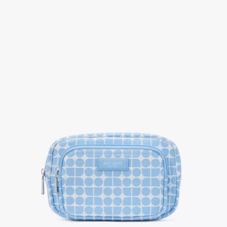 Kate Spade Noel Jacquard Belt Bag Astral Blue Multi - Preorder