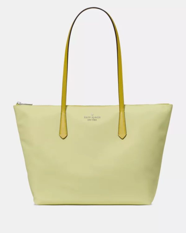 Kate Spade Kitt Nylon Medium Tote Tennis Ball Multi - Preorder