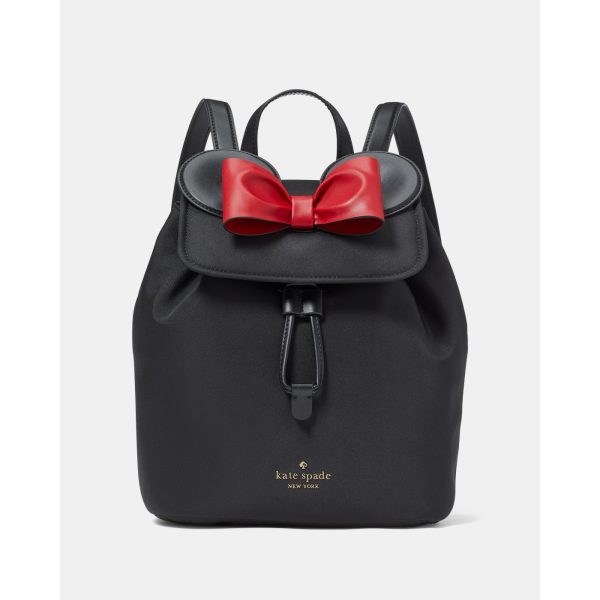 Kate Spade Disney X Kate Spade New York Minnie 3D Flap Backpack in Black Multi - Preorder