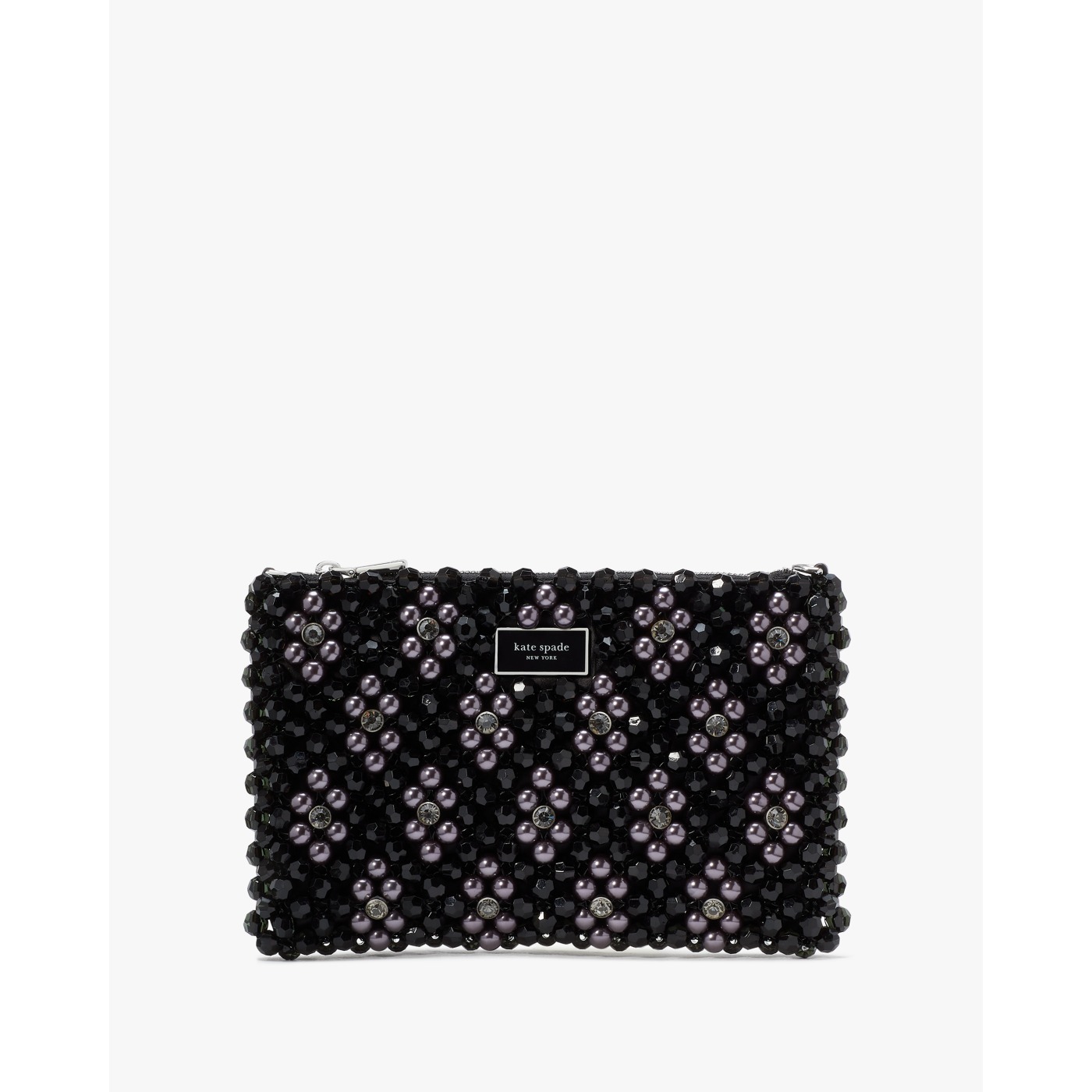 Kate Spade Purl Flower Beaded Mini Shoulder Bag in Black Multi - Preorder