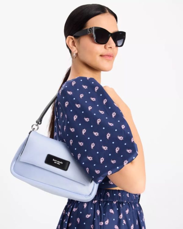 Kate Spade Puffed Lola Convertible Crossbody Viola Flower - Preorder