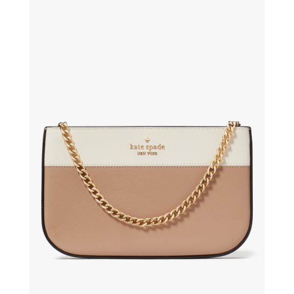 Kate Spade Madison Lilly Pochette in Toasted Hazelnut Multi - Preorder