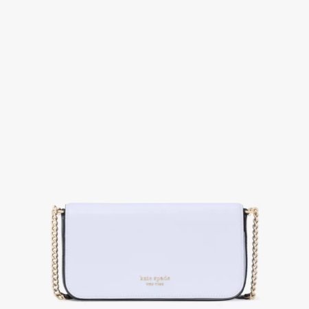 Kate Spade Devin Colorblocked Flap Chain Wallet Pale Sapphirine Multi - Preorder
