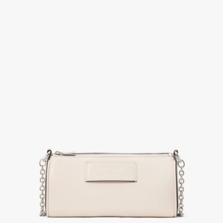 Kate Spade Label Pochette Parchment - Preorder