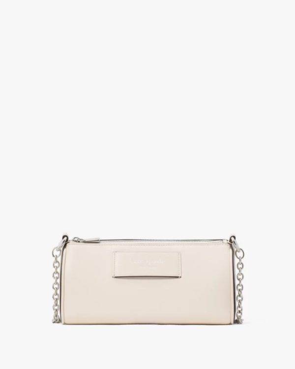 Kate Spade Label Pochette Parchment - Preorder