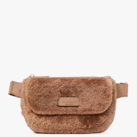 Kate Spade Rosie Faux Fur Belt Bag Light Fawn - Preorder