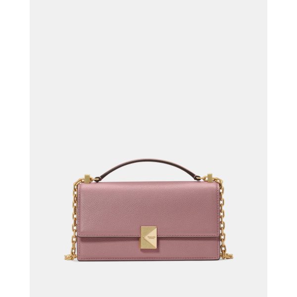 Kate Spade Deco Mini Flap Chain Crossbody in Dusk Rose - Preorder