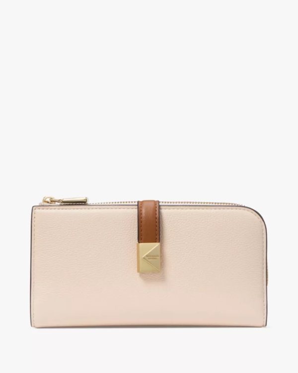 Kate Spade Deco Colorblocked Zip Slim Wallet - Preorder