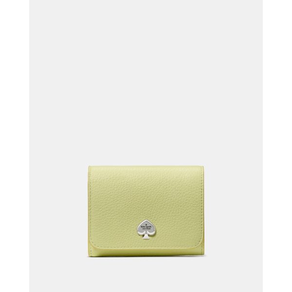 Kate Spade Kayla Small L-Zip Wallet in Tennis Ball - Preorder