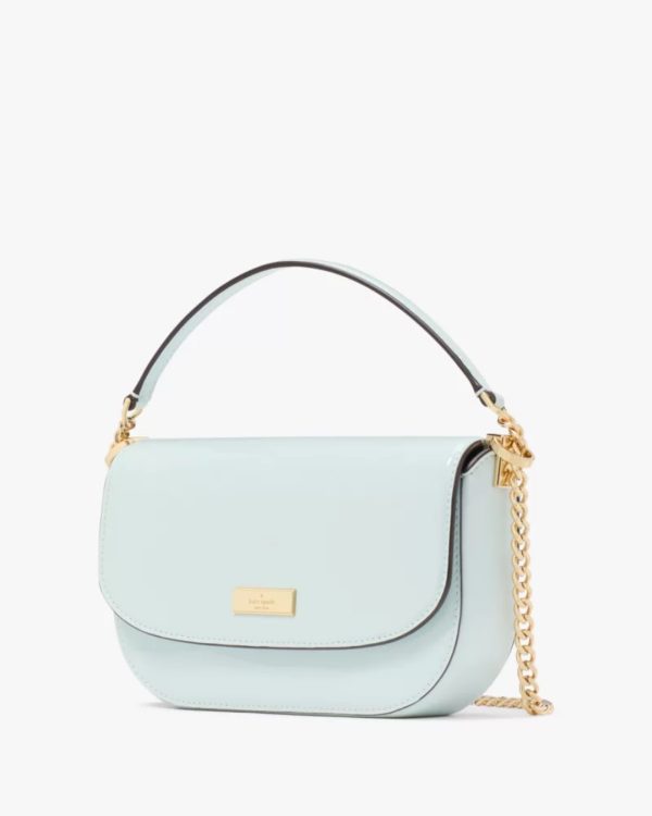 Kate Spade Krista Patent Chain Crossbody Hazy Morning - Preorder