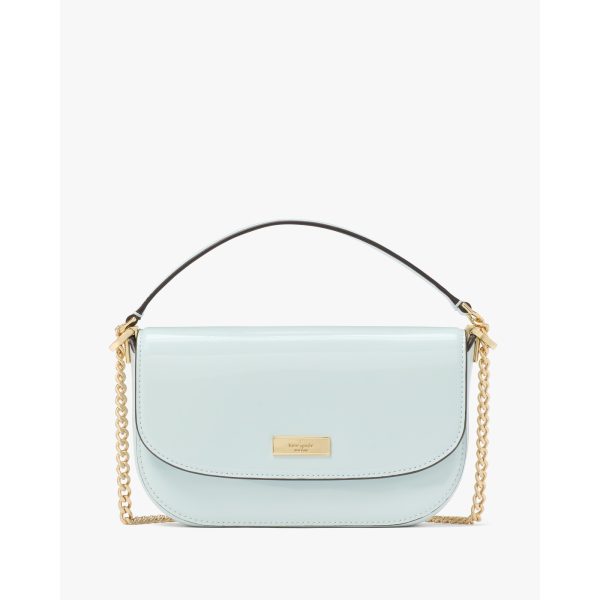 Kate Spade Krista Patent Chain Crossbody in Hazy Morning - Preorder