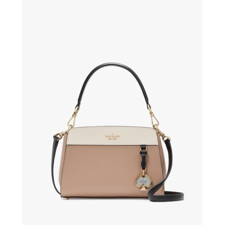 Kate Spade Madison Small Top Handle Satchel in Toasted Hazelnut Multi - Preorder