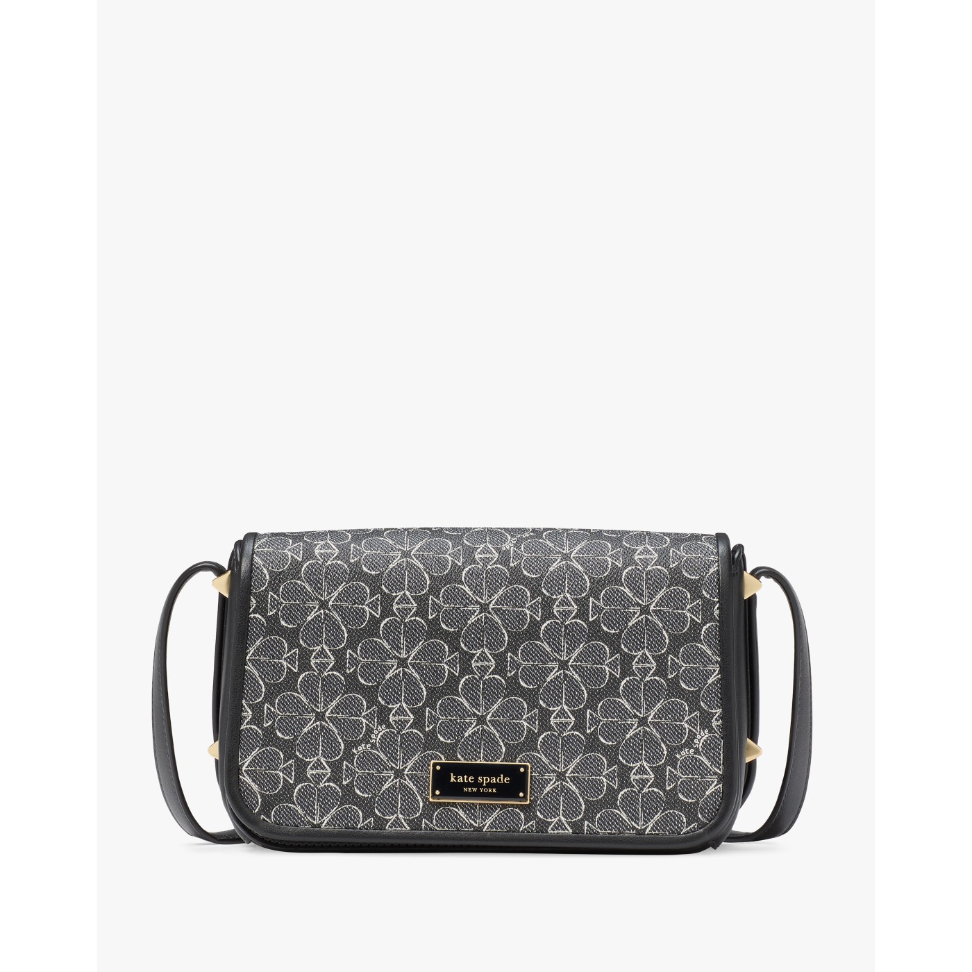 Kate Spade Liv Spade Flower Crossbody Bag in Black Multi - Preorder